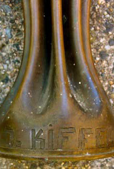 Shell manufactured in 1943- Body fluted. lower band engraved J.Kiffer and personnalized to Tec.Sgt. G. Fletcher 69th.