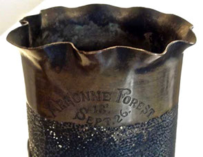 91st Division- ARGONNE FOREST-18-SEPT.26. engraved on the upper band