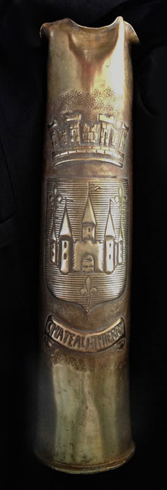 Shell bearing&nbsp; Chateau-Thierry town coat of Arms