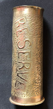 RESERVE MALLET shell, both words in diagonal on a hatched background.