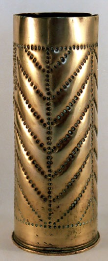 Back with herringbone pattern.