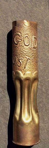 Shell "in God We Trust". Body fluted.